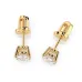 Solitaire Butterfly Earrings