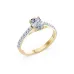 Solitär-Eternity-Ring