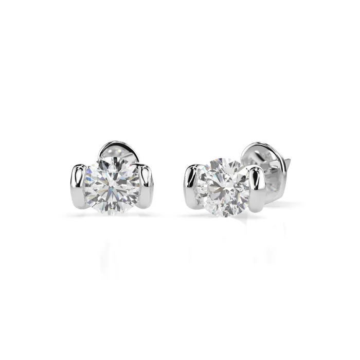 Solitaire Butterfly Earrings