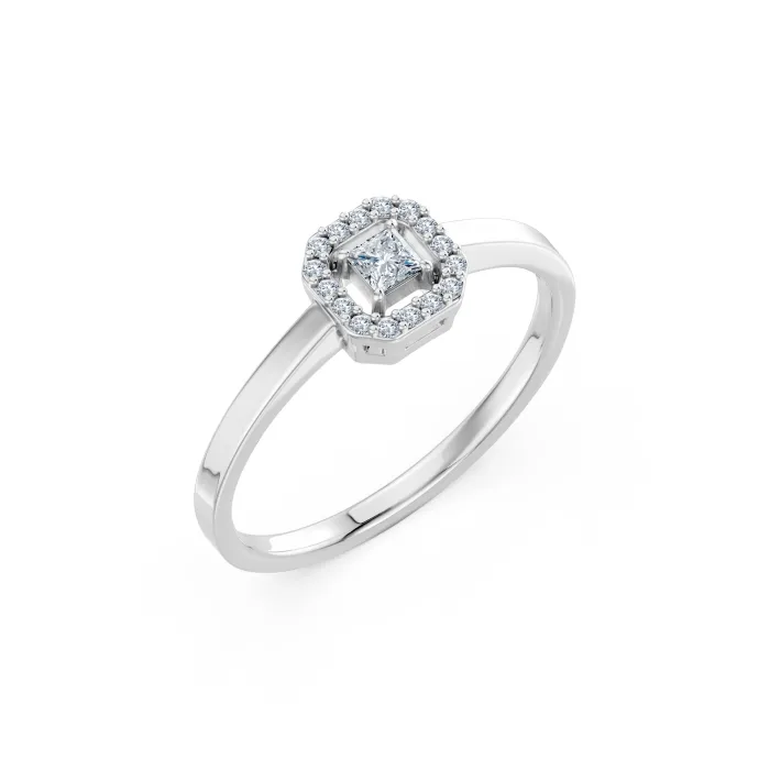 Solitär-Eternity-Ring
