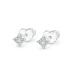 Solitaire Butterfly Earrings