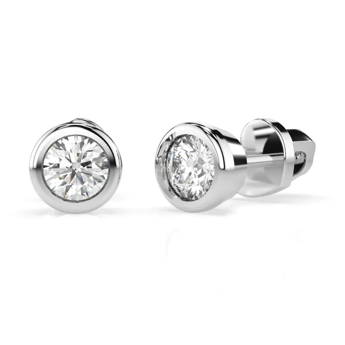 Solitaire Butterfly Earrings