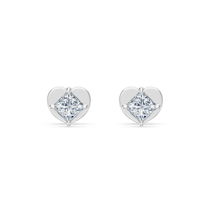 Solitaire Butterfly Earrings