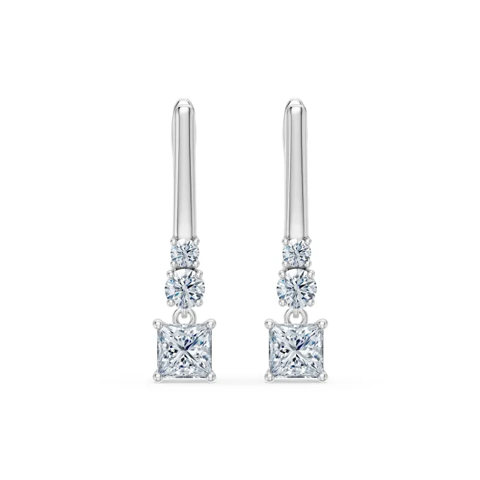 Solitaire Eternity Earrings