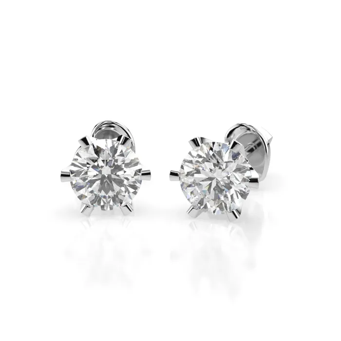 Solitaire Butterfly Earrings