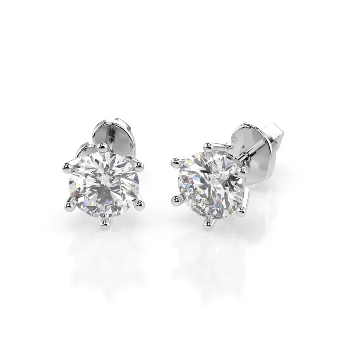 Solitaire Butterfly Earrings
