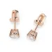 Solitaire Butterfly Earrings