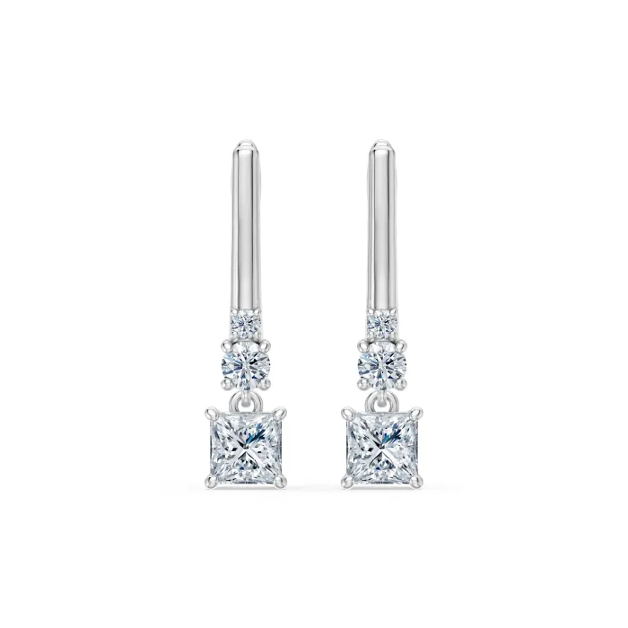 Solitaire Eternity Earrings