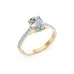 Solitär-Eternity-Ring