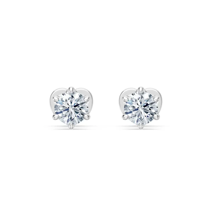Solitaire Butterfly Earrings