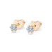 Solitaire Butterfly Earrings