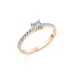 Solitär-Eternity-Ring