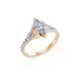 Solitär-Eternity-Ring