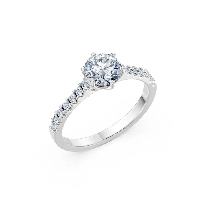 Solitär-Eternity-Ring