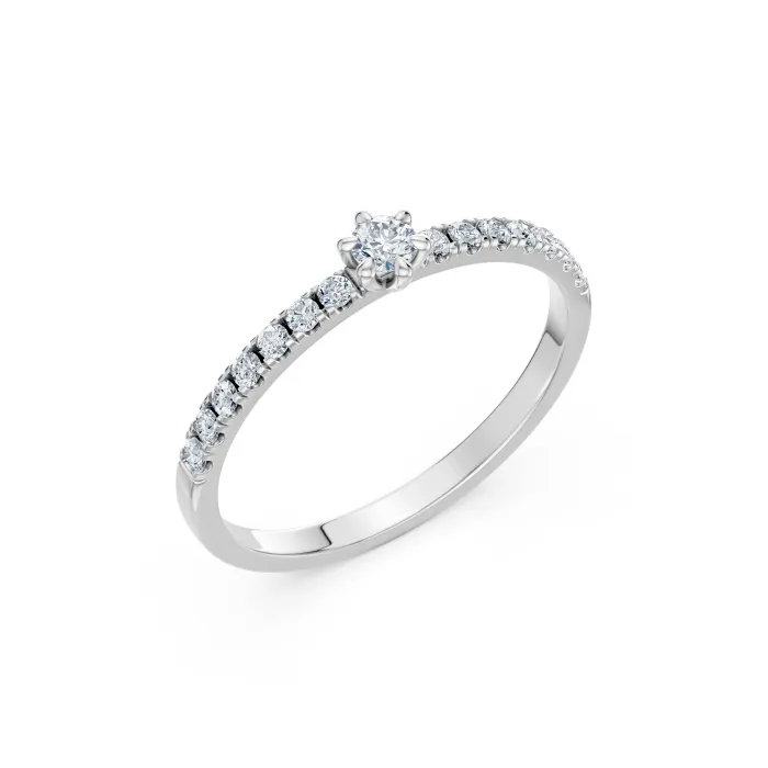 Solitär-Eternity-Ring