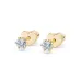 Solitaire Butterfly Earrings