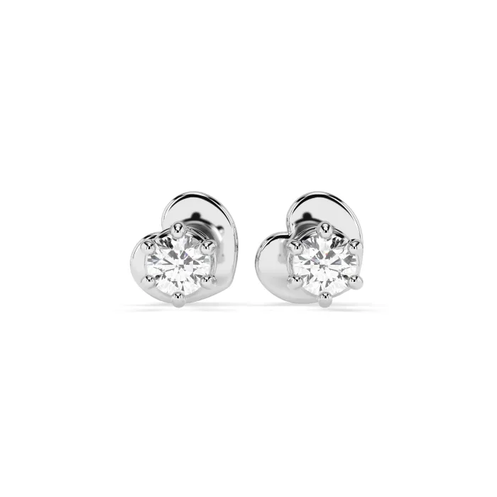Solitaire Butterfly Earrings