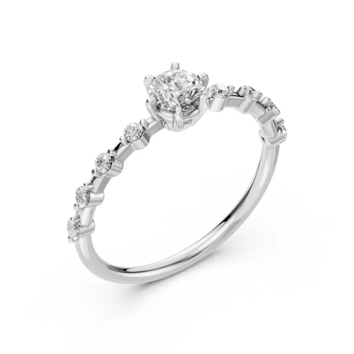 Solitär-Eternity-Ring