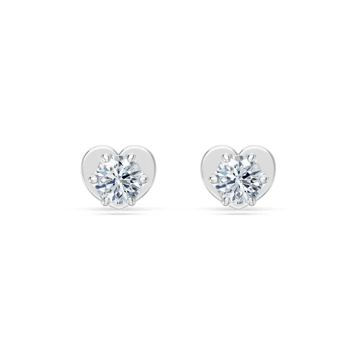 Solitaire Butterfly Earrings