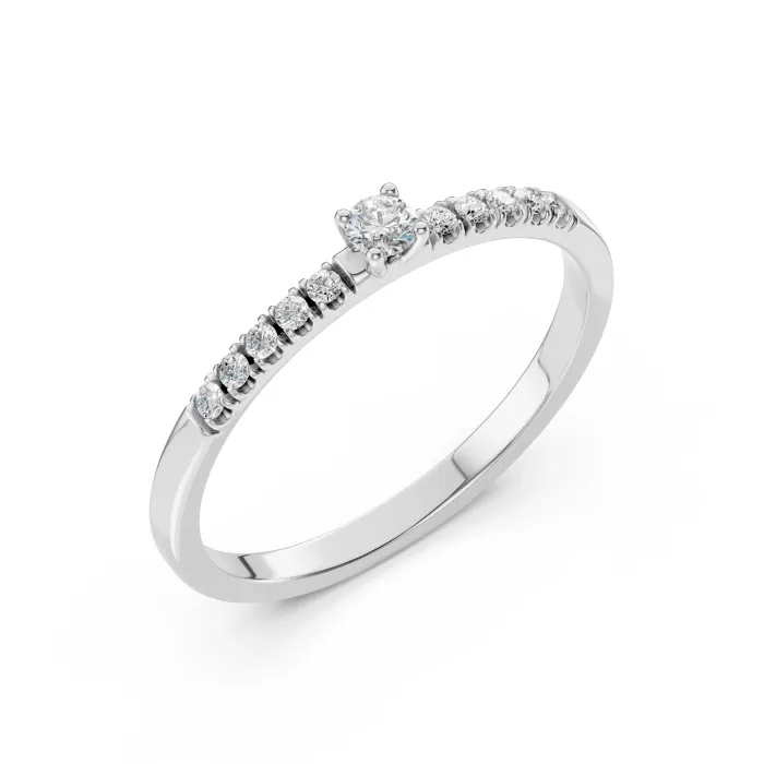 Solitaire Eternity Ring