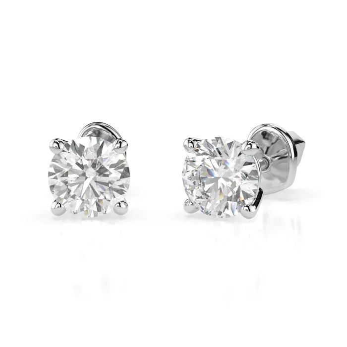 Solitaire Butterfly Earrings