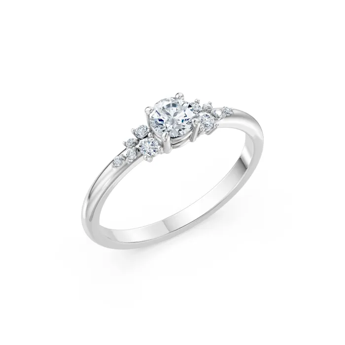 Solitär-Eternity-Ring