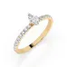 Solitär-Eternity-Ring