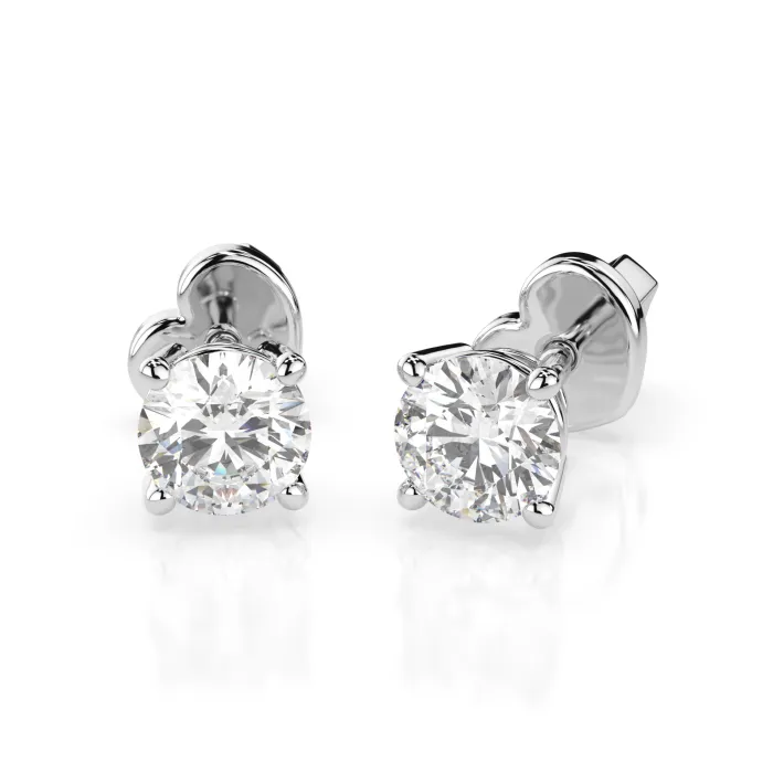 Solitaire Butterfly Earrings