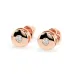 Solitaire Butterfly Earrings