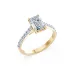 Solitär-Eternity-Ring