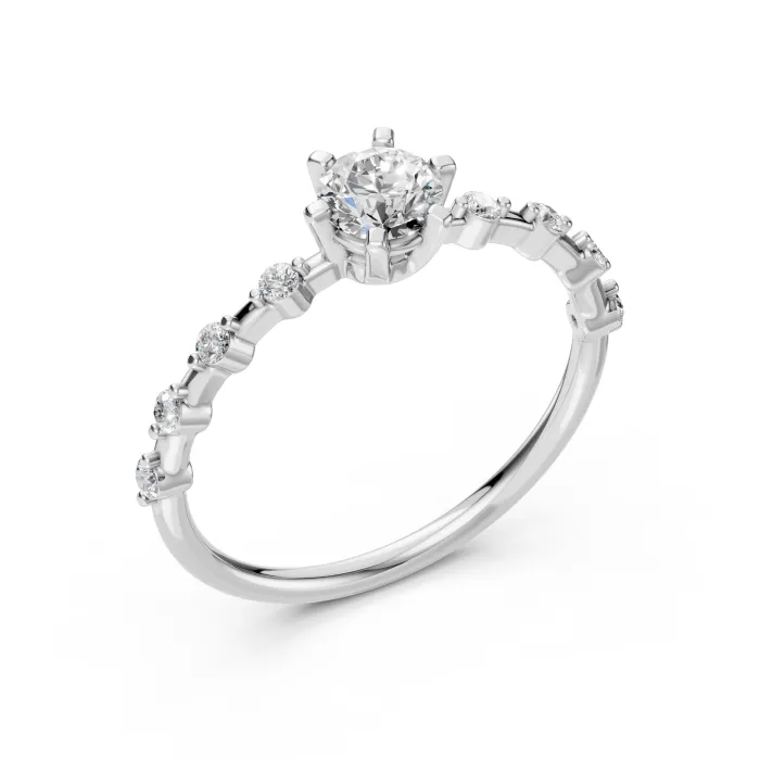 Solitaire Eternity Ring