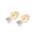 Solitaire Butterfly Earrings