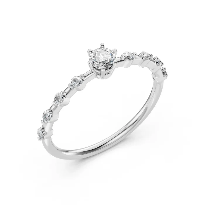 Solitaire Eternity Ring