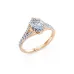 Solitär-Eternity-Ring